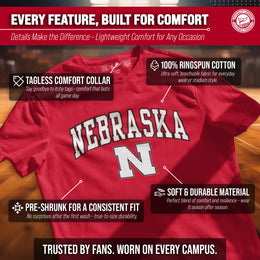 Nebraska Cornhuskers Gameday Cotton T-Shirt for Men and Women