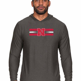 Nebraska Cornhuskers  Scholarship Cloud Jersey Hoodie NCAA - Black Heather