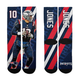 New England Patriots NFL Adult Player Stripe Sock - Navy