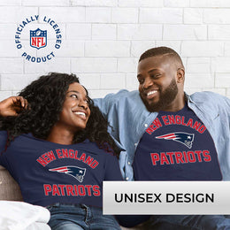 New England Patriots NFL Gameday Adult Long Sleeve Shirt - Navy