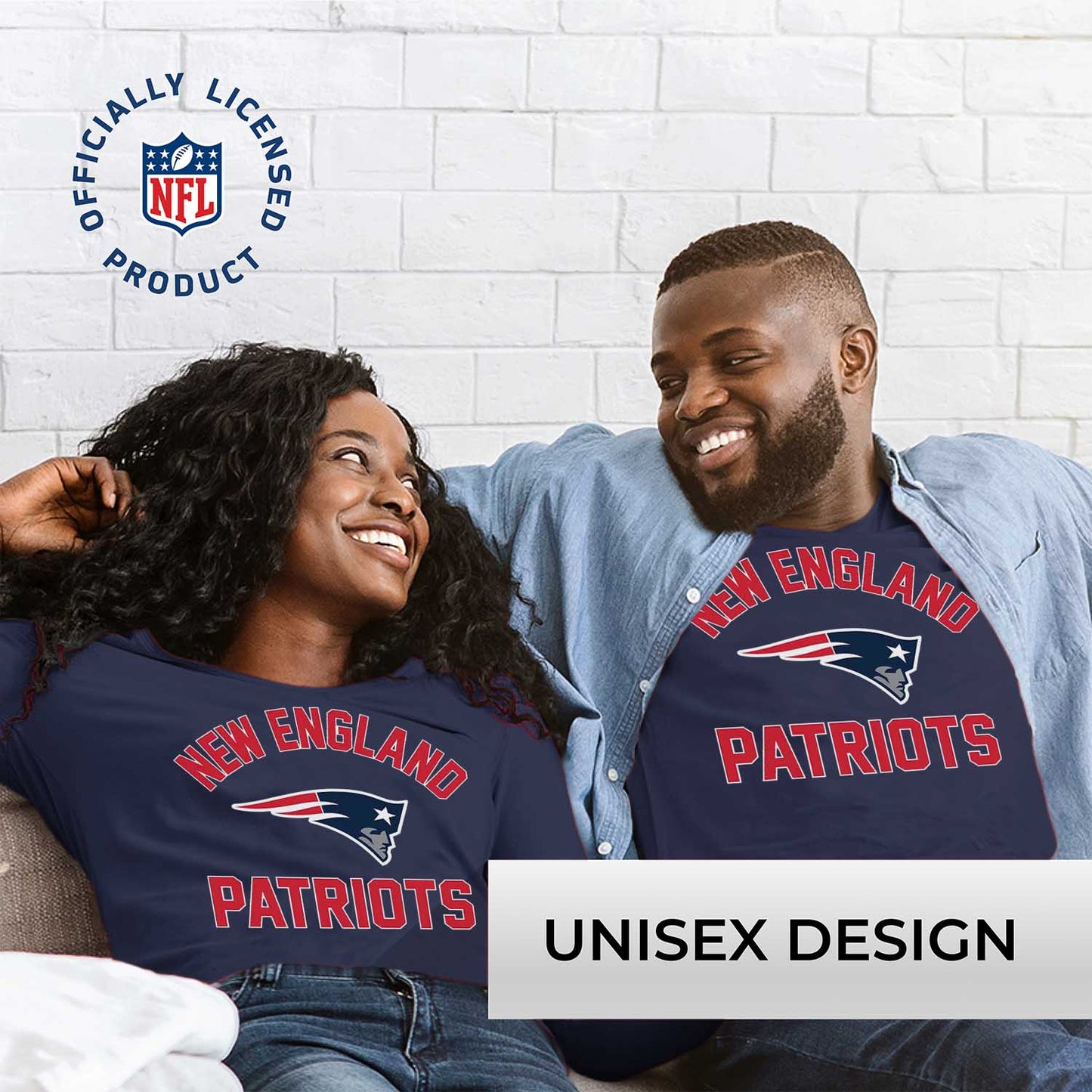 New England Patriots NFL Gameday Adult Long Sleeve Shirt - Navy