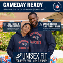 New England Patriots Team Fan Apparel NFL  Gameday Hoodie - Navy