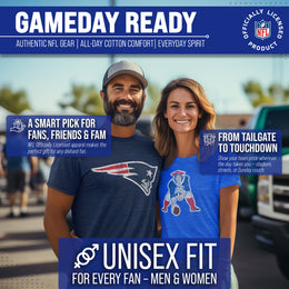 New England Patriots NFL Modern Throwback T-shirt - Royal