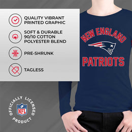 New England Patriots NFL Youth Gameday Crewneck Sweatshirt - Navy