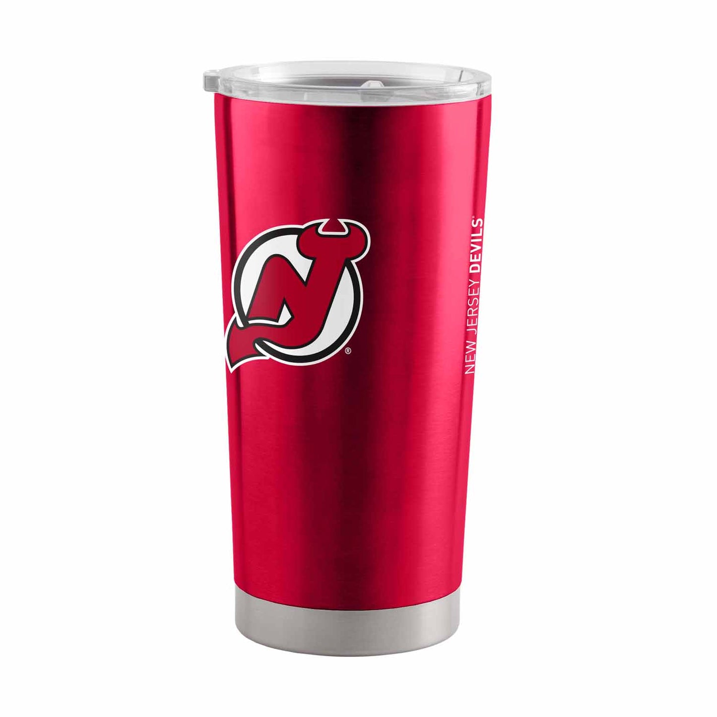 New Jersey Devils NHL Hockey 20oz Stainless Steel Vacuum Insulated Game Day Tumbler with Silicone Grip - Red
