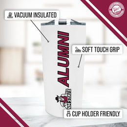 New Mexico State Aggies Collegiate Stainless Steel Travel Tumbler for Alumni - White