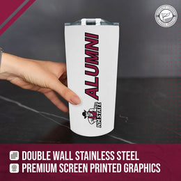 New Mexico State Aggies Collegiate Stainless Steel Travel Tumbler for Alumni - White