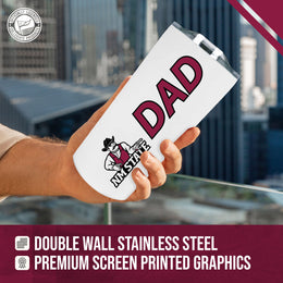 New Mexico State Aggies NCAA Stainless Steel Travel Tumbler for Dad - White
