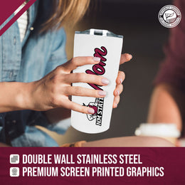 New Mexico State Aggies NCAA Stainless Steel Travel Tumbler for Mom - White