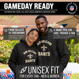 New Orleans Saints Team Fan Apparel NFL  Gameday Hoodie - Black