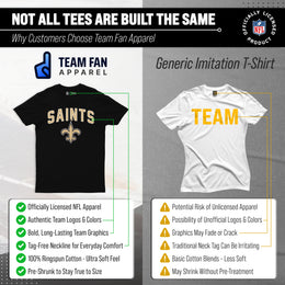 New Orleans Saints NFL Home Team Tee - Black