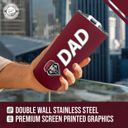 New Mexico Lobos NCAA Stainless Steel Travel Tumbler for Dad - Maroon