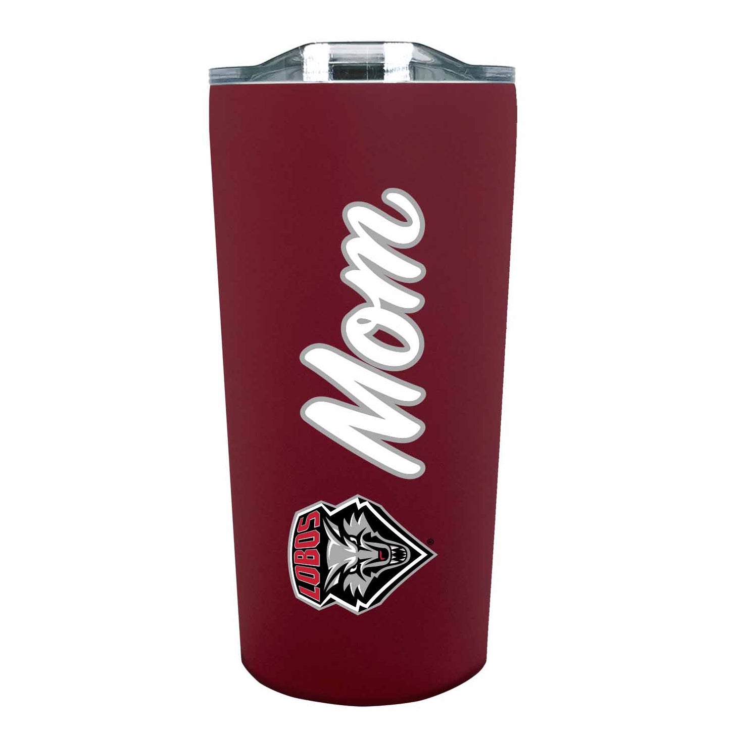 New Mexico Lobos NCAA Stainless Steel Travel Tumbler for Mom - Maroon