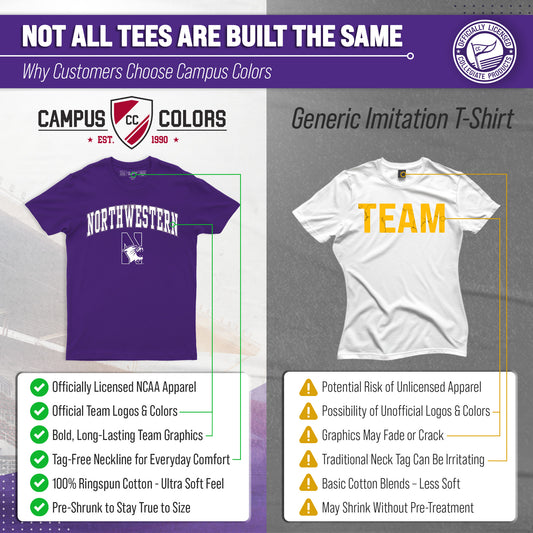 Northwestern Wildcats Gameday Cotton T-Shirt for Men and Women
