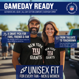 New York Giants Team Fan Apparel NFL  Gameday T-Shirt - Black