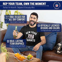 New York Giants Team Fan Apparel NFL  Gameday T-Shirt - Black