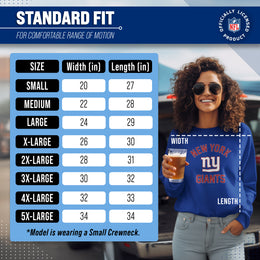 New York Giants  NFL Crewneck Sweatshirt - Royal
