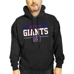 New York Giants NFL Adult Gameday Charcoal Hooded Sweatshirt - Charcoal