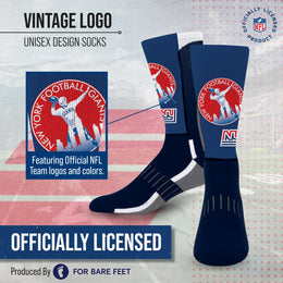 New York Giants NFL V Curve  Socks - Team Color