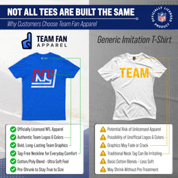 New York Giants NFL Modern Throwback T-shirt - Royal