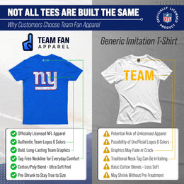 New York Giants NFL Modern Throwback T-shirt - Team Color