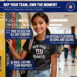 New York Giants NFL Youth Gameday Football T-Shirt - Black
