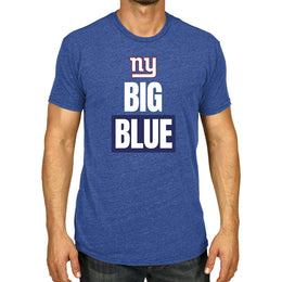 New York Giants NFL Adult Team Slogan Unisex T-Shirt - Royal