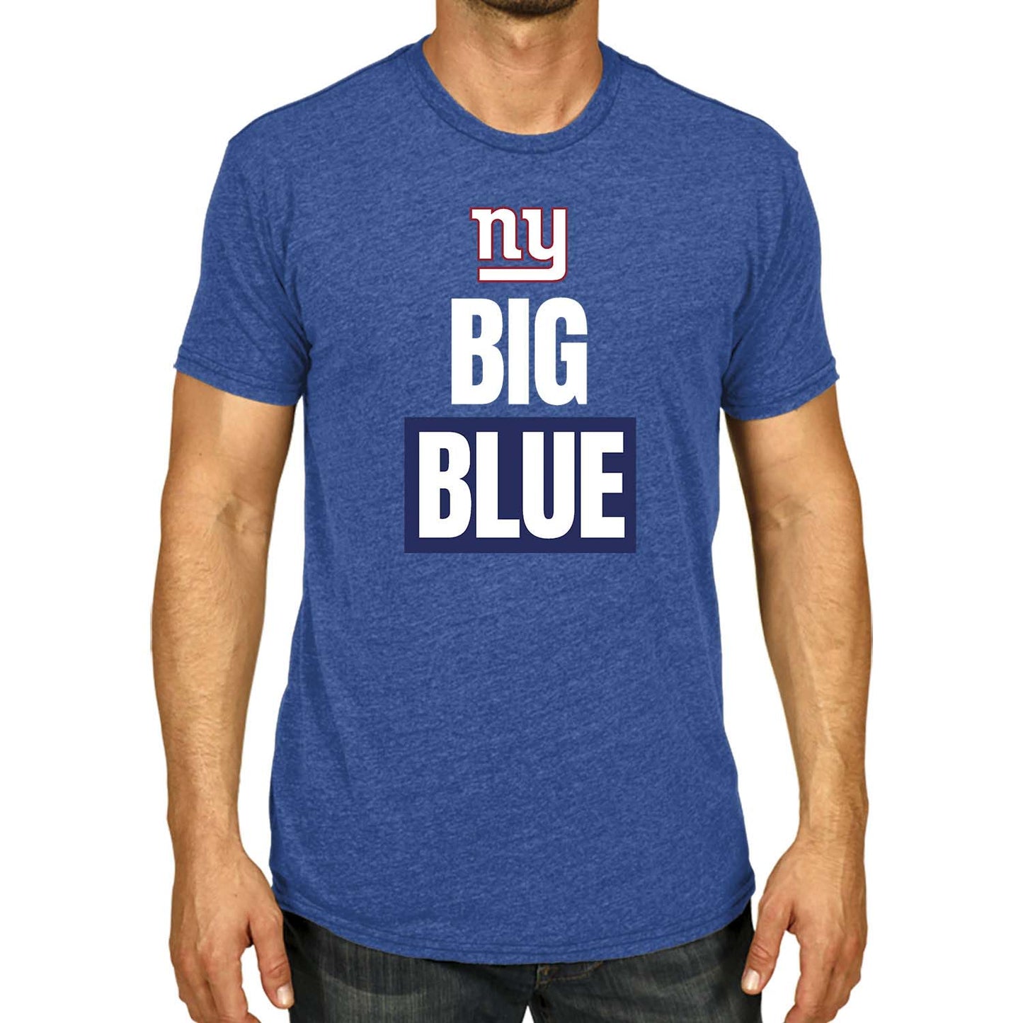 New York Giants NFL Adult Team Slogan Unisex T-Shirt - Royal