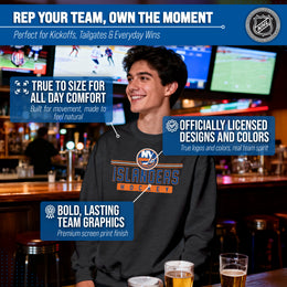 New York Islanders NHL Charcoal True Fan Crewneck Sweatshirt - Charcoal