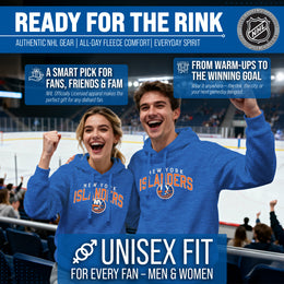 New York Islanders NHL Adult Unisex Powerplay Hooded Sweatshirt - Royal