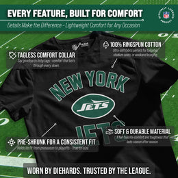 New York Jets Team Fan Apparel NFL  Gameday T-Shirt - Black
