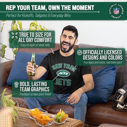 New York Jets Team Fan Apparel NFL  Gameday T-Shirt - Black