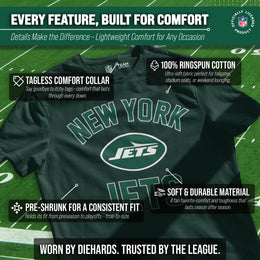 New York Jets Team Fan Apparel NFL  Gameday T-Shirt - Forest Green