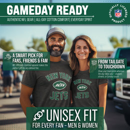 New York Jets Team Fan Apparel NFL  Gameday T-Shirt - Gray