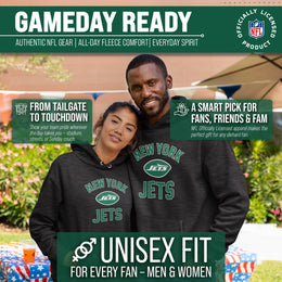 New York Jets Team Fan Apparel NFL  Gameday Hoodie - Charcoal