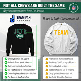New York Jets NFL Home Team Crew - Black