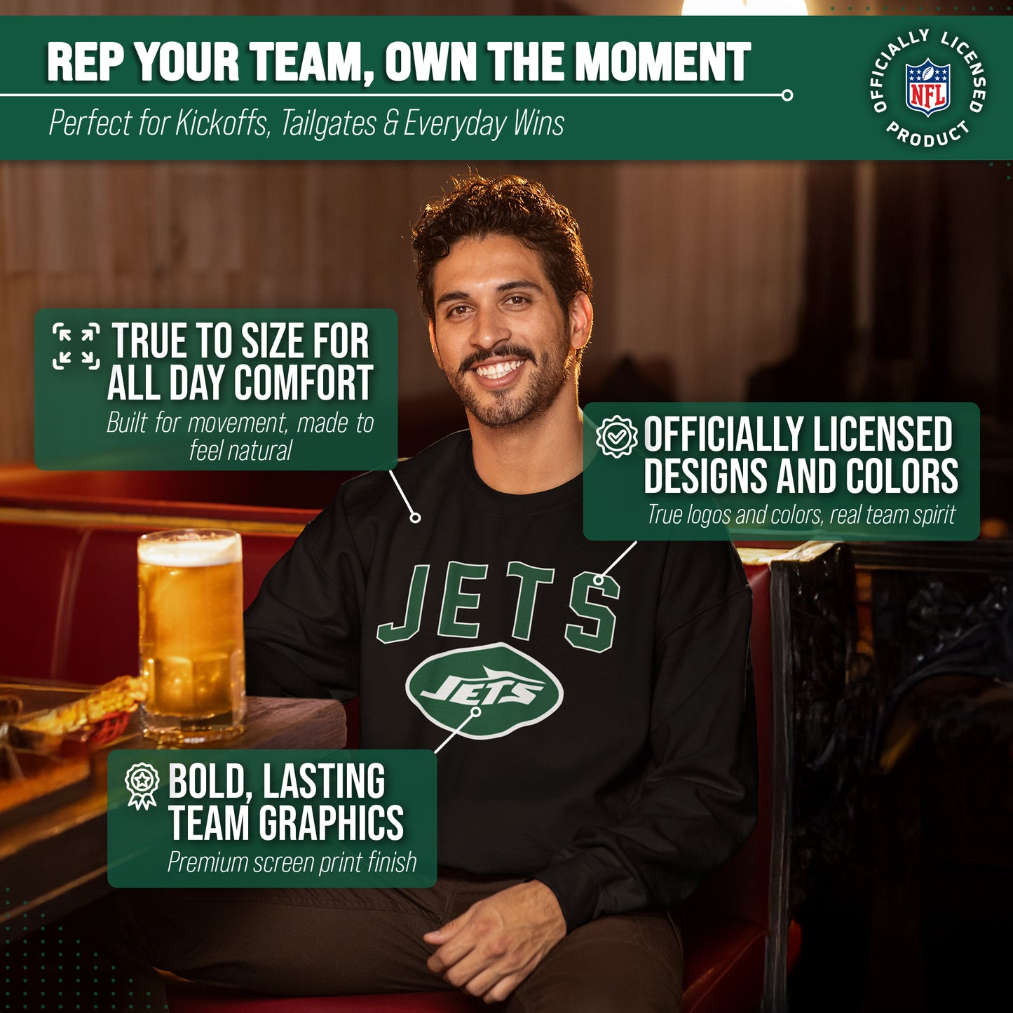 New York Jets NFL Home Team Crew - Black