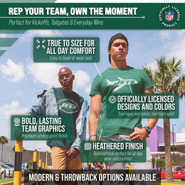 New York Jets NFL Modern Throwback T-shirt - Team Color
