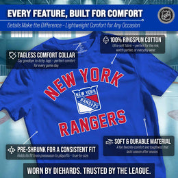 New York Rangers NHL Gameday T-Shirt - Royal Blue