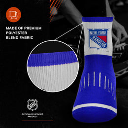New York Rangers NHL Youth Surge Socks - Royal