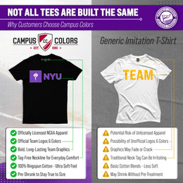 NYU Violets Gameday Cotton T-Shirt for Men and Women