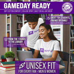 NYU Violets Gameday Cotton T-Shirt for Men and Women