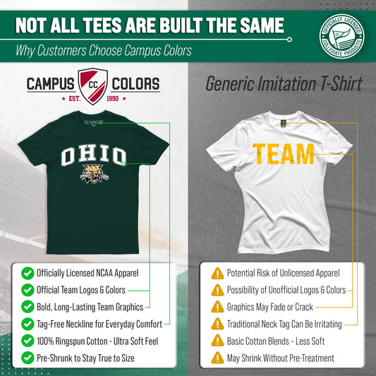 Ohio Bobcats Gameday Cotton T-Shirt for Men and Women