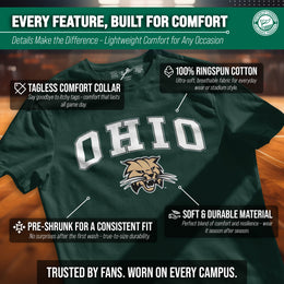 Ohio Bobcats Gameday Cotton T-Shirt for Men and Women