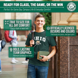 Ohio Bobcats Gameday Cotton T-Shirt for Men and Women
