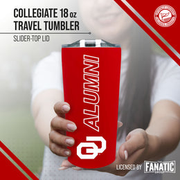 Oklahoma Sooners Collegiate Stainless Steel Travel Tumbler for Alumni - Crimson