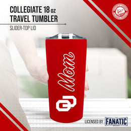 Oklahoma Sooners NCAA Stainless Steel Travel Tumbler for Mom - Crimson