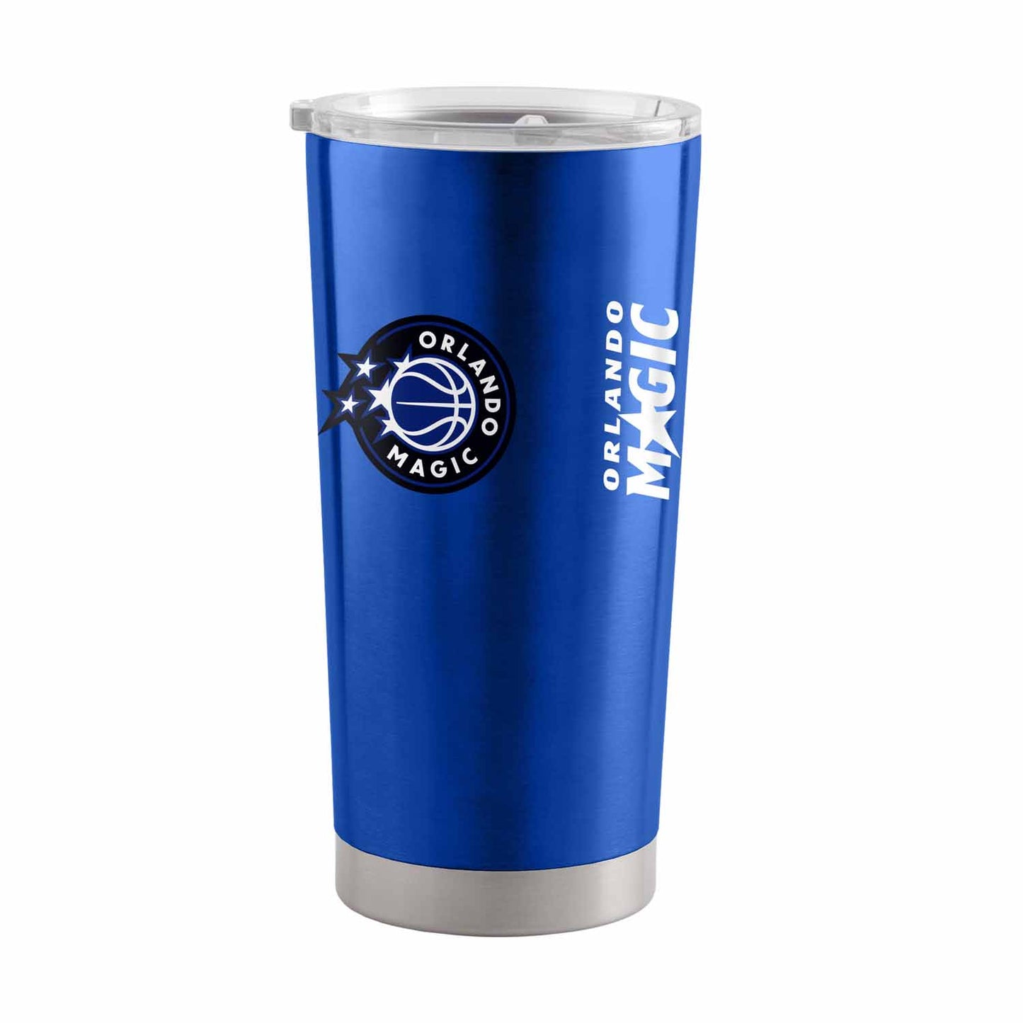 Orlando Magic NBA Basketball 20oz Stainless Steel Vacuum Insulated Game Day Tumbler with Silicone Grip - Royal