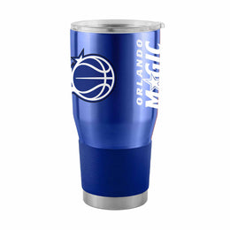 Orlando Magic NBA Basketball 30oz Stainless Steel Vacuum Insulated Game Day Tumbler with Silicone Grip - Royal