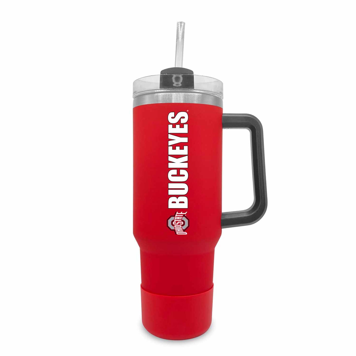 Ohio State Buckeyes College & University 40 oz Travel Tumbler With Handle - Red